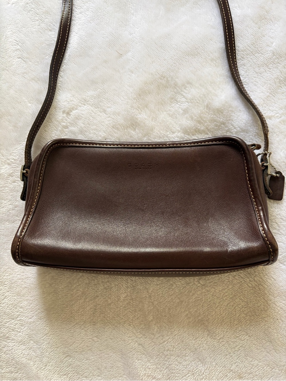 Vintage Coach brown leather purse